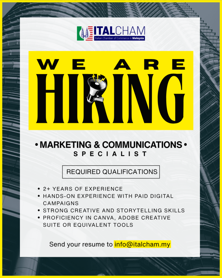 Marketing & Communications Specialist at Italcham Malaysia