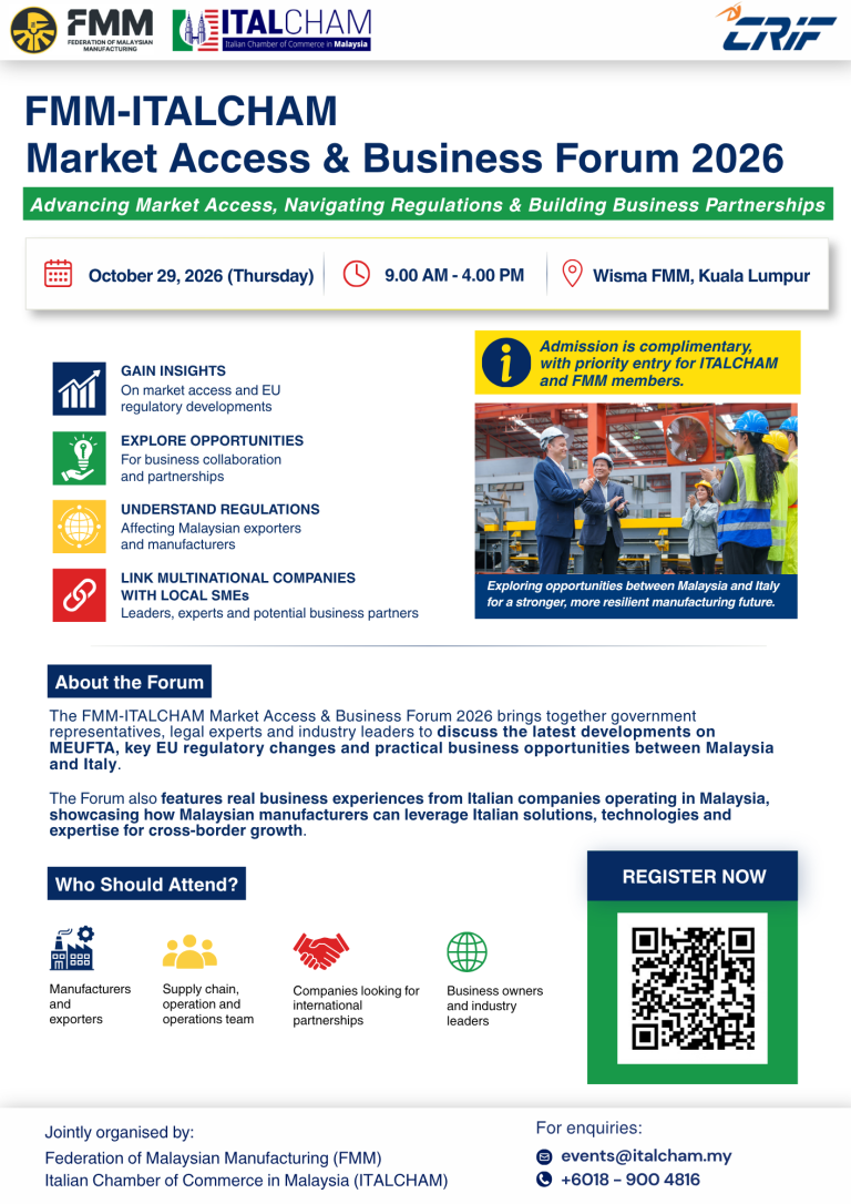 FMM-ITALCHAM Market Access & Business Forum 2026