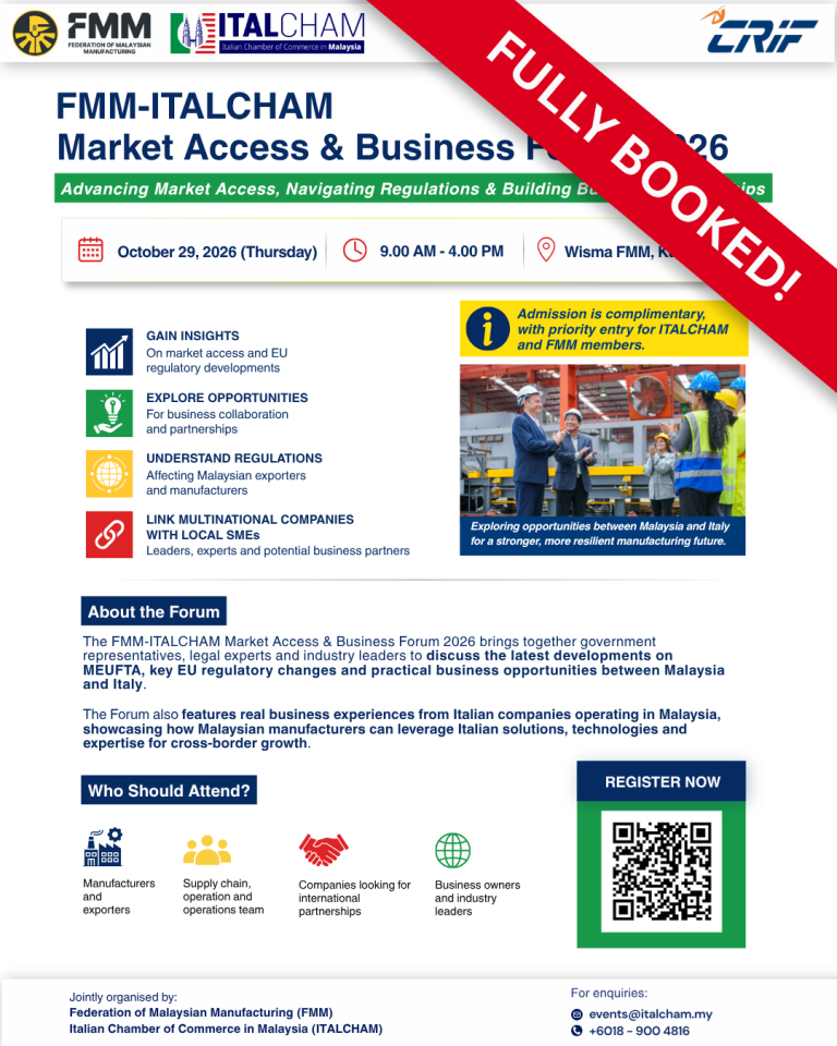 FMM-ITALCHAM Market Access & Business Forum 2026